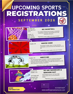 Upcoming September Sports Registrations